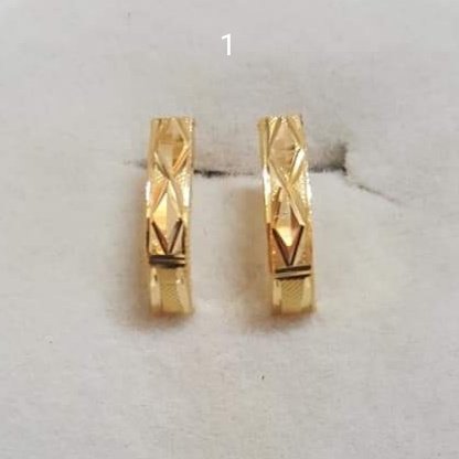 Gold J Tops Stud Earrings Manufacturer, Wholesaler & Supplier | JMP Jewellery | J Tops-001