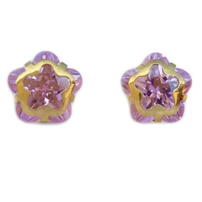14KT-Single-Stone-Gold-Stud-Earrings-Manufacturer-in-Delhi-Premokshi-Ornaments-EAR111-PINK_1