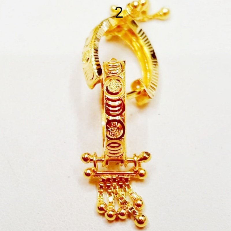 Gold UV Bali Earrings Manufacturer, Wholesaler & Supplier in Rajkot | JMP Jewellery | JMP-UVB-002