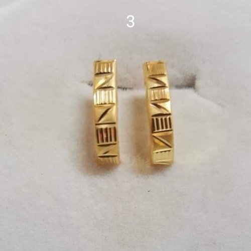 Gold J Tops Stud Earrings Manufacturer, Wholesaler & Supplier | JMP Jewellery | J Tops-003