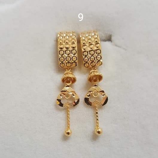 Gold J Tops Stud Earrings Manufacturer, Wholesaler & Supplier | JMP Jewellery | J Tops-009