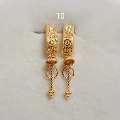 Gold J Tops Stud Earrings Manufacturer, Wholesaler & Supplier | JMP Jewellery | J Tops-010