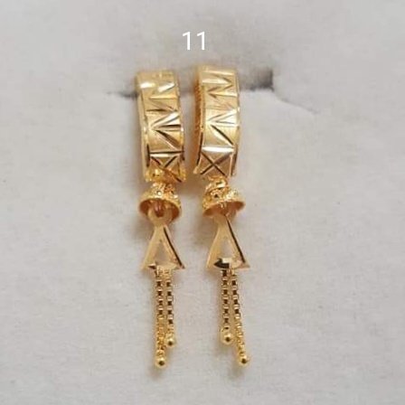 Gold J Tops Stud Earrings Manufacturer, Wholesaler & Supplier | JMP Jewellery | J Tops-011