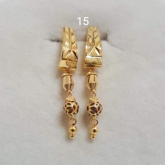 Gold J Tops Stud Earrings Manufacturer, Wholesaler & Supplier | JMP Jewellery | J Tops-015