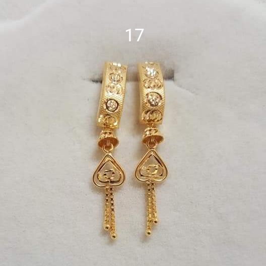 Gold J Tops Stud Earrings Manufacturer, Wholesaler & Supplier | JMP Jewellery | J Tops-017