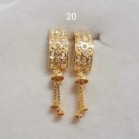 Gold J Tops Stud Earrings Manufacturer, Wholesaler & Supplier | JMP Jewellery | J Tops-020