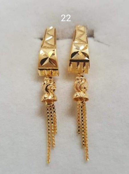 Gold J Tops Stud Earrings Manufacturer, Wholesaler & Supplier | JMP Jewellery | J Tops-022
