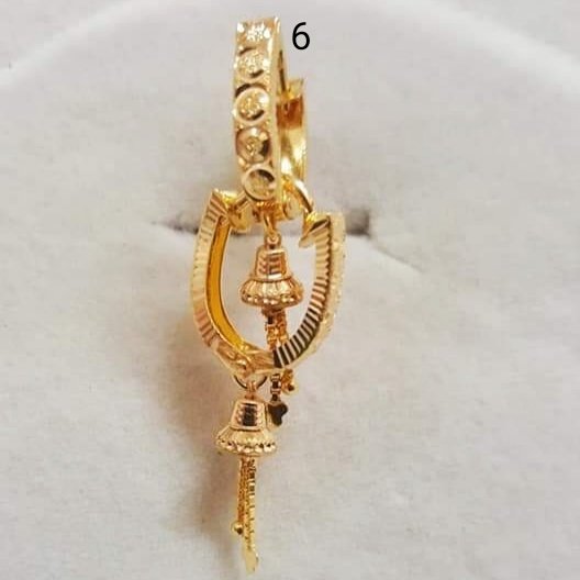 Gold UV Bali Earrings Manufacturer, Wholesaler & Supplier in Rajkot | JMP Jewellery | JMP-UVB-006
