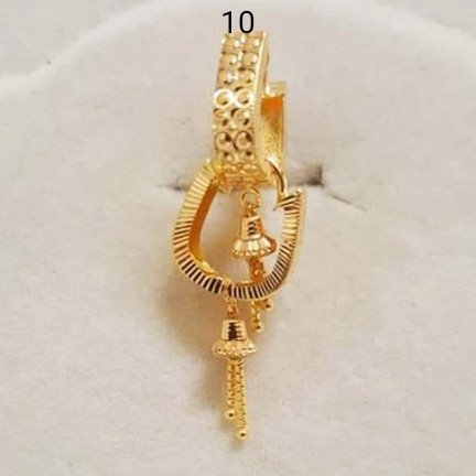 Gold UV Bali Earrings Manufacturer, Wholesaler & Supplier in Rajkot | JMP Jewellery | JMP-UVB-010