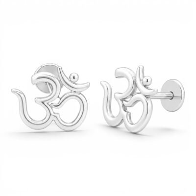 925-Silver-Om-Stud-Earrings